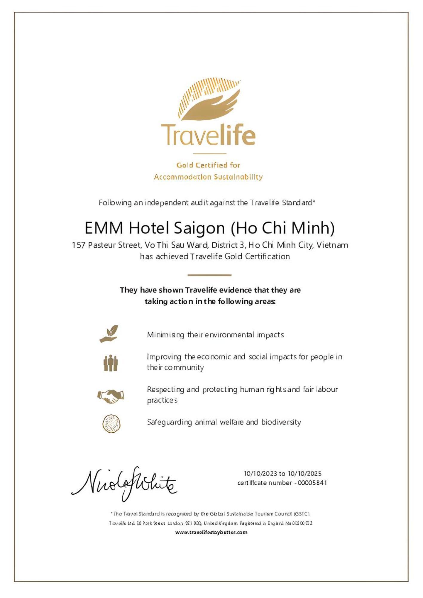 הו צ'י מין סיטי Emm Hotel Saigon מראה חיצוני תמונה